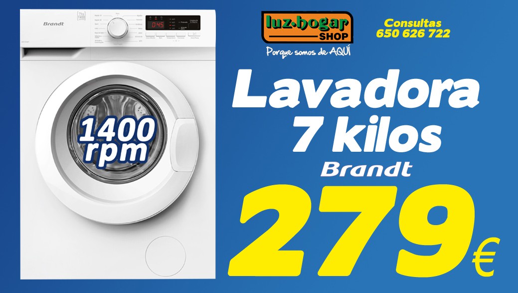 LAVADORA BRANDT 7 KILOS